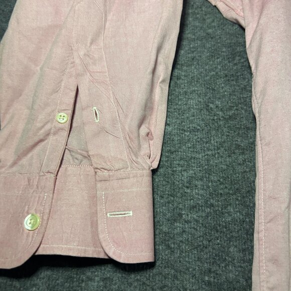 Luskey's Ryon's VTG Pink Western Shirt Mens Large Cowboy Rodeo Distressed 70s - Picture 7 of 11